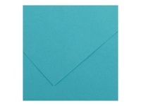 Canson Iris Vivaldi - Papier - 500 x 650 mm - 25 feuilles - bleu turquoise - 240 g/m²