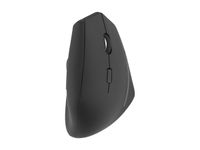 T'nB Ergo - Souris sans fil ergonomique verticale - pour droitiers - optique - 6 boutons - noir