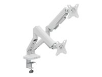T'nB Ergo - Double bras articulé pour écran - Taille d'écran : 17"-32" - blanc 