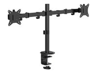 T'nB Ergo - Support double écran fixe - Taille d'écran : 17"-32" - jusqu'à 9kg - noir