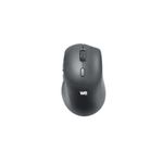WE Souris sans fil 2 en 1 rechargeable - Souris ergonomique - Bluetooth 5.3 et 2,4 GHz USB-C - Noir
