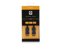 D2 Diffusion - Câble DisplayPort (M) - 2 m - noir