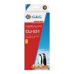 Cartouche compatible Canon CLI-531 - Jaune - G&G