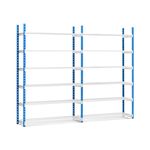 Paperflow Rang'ECO - rayonnage 6 tablettes - H200xL125xP54 cm - élément suivant
