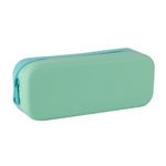 NORDIK - Trousse Silicone - 1 Compartiment - Bleu Vert