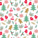 Viquel - 1 Rouleau de papier cadeau - 70 cm x 2 m - Lapland