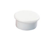 Dahle - Pack de 8 aimants - 1,3 cm - blanc