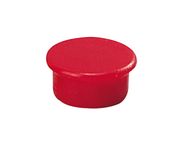 Dahle - Pack de 8 aimants - 1,3 cm - rouge