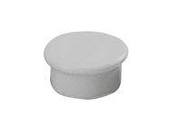 Dahle - Pack de 8 aimants - 1,3 cm - gris