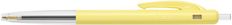 BIC - Stylo Bille M10 - Corps Jaune - Encre Bleue - 1 mm