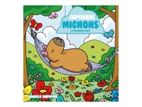 Capybaras mignons - 45 coloriages cozy - livre à colorier