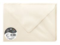 Clairefontaine Pollen - Enveloppe - International C5 (162 x 229 mm) - en pointe - côté ouvert - bleu nuit - pack de 20