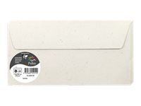 Clairefontaine Pollen Natura Collection - Enveloppe - 110 x 220 mm - portefeuille - côté ouvert - pack de 20