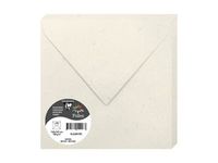 Clairefontaine Pollen Natura Collection - Enveloppe - 165 x 165 mm - en pointe - côté ouvert - imprimable - nature - pack de 20