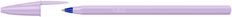 BIC - Stylo Bille - Cristal Pastel - Corps Violet - Encre Bleue - Moyenne