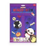 LEGAMI - Set de 40 Autocollants Électrostatiques pour Fenêtre Halloween