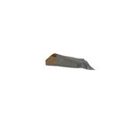 250 Pochettes kraft - sans soufflet - 8 cm x 12 cm - gris