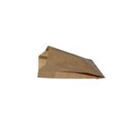 250 Pochettes kraft - sans soufflet - 12 cm x 20 cm - brun