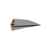 250 Pochettes kraft - sans soufflet - 18 cm x 35 cm - gris