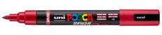 Posca - Marqueur peinture pointe brush moyenne - rouge foncé