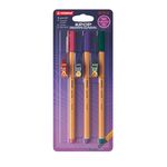 STABILO point 88 KPop Demon Hunters - Stylo-feutre - Pack de 3 avec pendentifs charms
