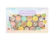SET 26 Tampons Pré-encrés Animaux