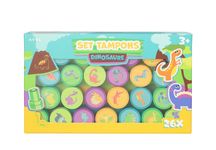 SET 26 Tampons Pré-encrés Dinosaures