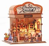 Graine Créative - Scène 3D Lumineuse en Bois Bakehouse - À monter - Piles non incluses