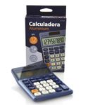 Calculadora de sobremesa Aluminium – 12 dígitos – azul