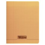 Calligraphe 8000 - Cahier polypro 17 x 22 cm - 48 pages - grands carreaux (Seyes) - orange
