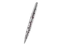Cross ATX Cherry Blossom - Stylo à bille - sakura motifs - noir - moyen