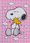 Peanuts - Carnet A5 Souple Ligné Illustré - Le Câlin - 128 Pages
