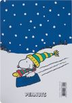 Peanuts - Carnet A5 Souple Ligné Illustré - La Neige - 128 Pages