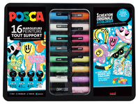 POSCA - Mallette de 16 Marqueurs - Teinte Kawaii