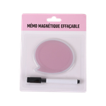 Bloc Mémo Magnétique avec Marqueur Effaçable - Forme Bulle - 9 x 8 cm
