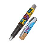 ONLINE College Top Art - Stylo plume - Pointe M - Encre bleue - Corps plastique