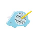 APLI Kids - Mini ardoise magnétique Tricératops - 7,5 × 11,5 cm - bleu clair