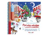 Noël Enchanté - Pinceau magique - livre à colorier