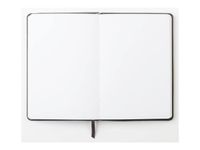 Darwi For You - Carnet de croquis - reliure piquée - 140 x 210 mm - portrait - 80 feuilles / 160 pages - papier blanc - couverture noire