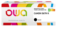 Cartouche laser remanufacturée Canon 067H - noir - OWA
