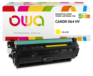Cartouche laser remanufacturée Canon 064H - jaune - OWA