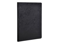 Clairefontaine Age Bag - Cahier de notes - reliure collée - A5 (148 x 210 mm) - 96 feuilles - ligné - noir