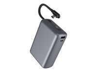 FORCE - Batterie externe - 20000 mAh - 40 watt - gris