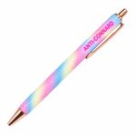 Woom - Stylo à paillettes - Anti-connard - Rainbow