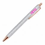 Woom - Stylo à paillettes - Têtu - Silver