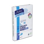 GPV - 50 Enveloppes C5 162 x 229 mm - 80 gr - sans fenêtre - blanc - bande adhésive