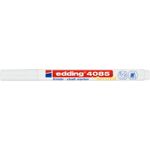 edding - Marqueur craie liquide e-4085 Blanc - Pointe Ogive fine 1-2 mm