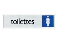 Pickup - Plaque de signalisation - 165 x 44 mm - toilettes pour femmes