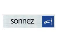 Pickup - Plaque de signalisation - 165 x 44 mm - sonnez