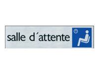 Pickup - Plaque de signalisation - 165 x 44 mm - salle d'attente